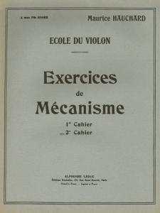 M. Hauchard: Exercices de Mécanisme Vol.2 (Violin solo)