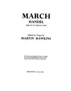 G. F. Handel: March For St Cecilia's Day (Organ)