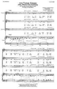W.A. Mozart: Ave Verum Corpus (SAB)