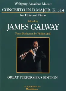 W.A. Mozart: Concerto In D Major, K. 314 For Flute And Piano Great Performer's E