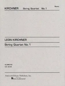 Leon Kirchner: String Quartet No.1 (Study Score)