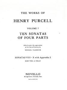 Henry Purcell: 10 Sonatas Of Four Parts For Cello (Sonatas VIII-X)