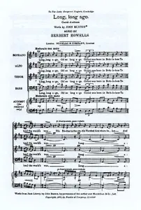 Herbert Howells: Long, Long Ago