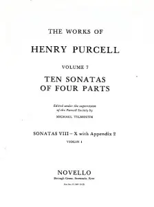 Henry Purcell: 10 Sonatas Of Four Parts For Violin 1 (Sonatas VIII-X)