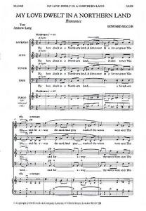 Edward Elgar: My Love Dwelt In A Northern Land (SATB)