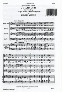 Gordon Lawson: L'il Liza Jane For SATB