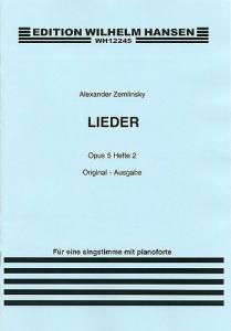 Alexander Zemlinsky: Lieder Op.5 Book 2 (Medium Voice)
