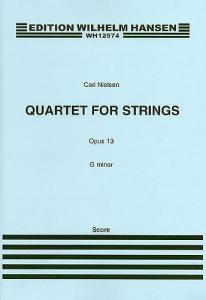 Carl Nielsen: Quartet For Strings In G Minor Op.13 (Score and Parts)