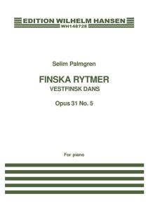 Selim Palmgren: Vestfinsk Dans (Finska Rytmer Op.31 No.5)
