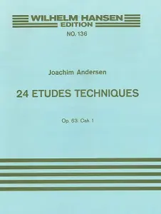 Joachim Andersen: 24 Etudes Techniques For Flute Op.63 Book 1 (1-12)
