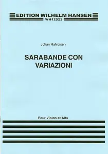 Johan Halvorsen: Sarabande Con Variazioni
