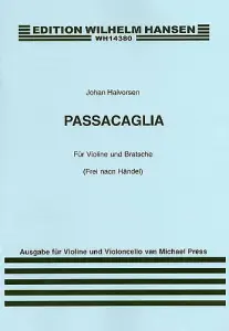 Johan Halvorsen: Passacaglia For Violin And Cello (Score/Parts)