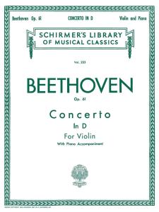 Ludwig Van Beethoven: Violin Concerto In D Major Op. 61 (Violin And Piano)