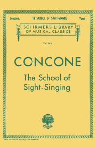 Giuseppe Concone: The School Of Sight-Singing