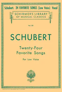 Franz Schubert: Twenty-Four Favorite Songs For Low Voice