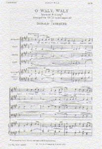 Donald Cashmore: O Waly, Waly