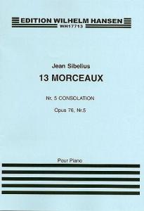 Jean Sibelius: 13 Pieces Op.76 No.5 'Consolation'