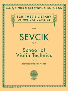 Otakar Sevcik: School Of Violin Technics Op.1 Book 1 (First Position)