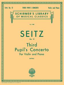 Friedrich Seitz: Pupil's Violin Concerto No.3 In G Minor Op.12 (Violin/Piano)