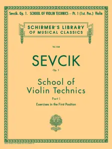 Otakar Sevcik: School Of Violin Technics Op.1 Book 1 (First Position)