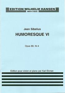 Jean Sibelius: Humoresque No.6 Op.89 no.4