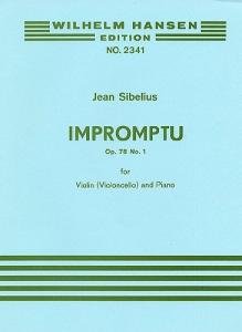 Jean Sibelius: Impromptu Op.78 No.1