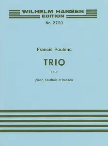 Francis Poulenc: Trio Pour Hautbois, Basson Et Piano