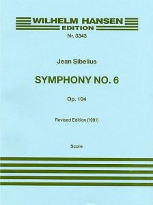 Jean Sibelius: Symphony No.6 Op.104 (Score)