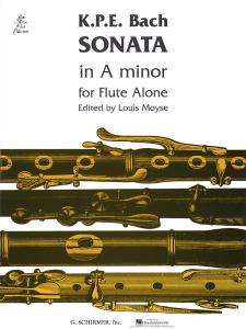 Carl Philipp Emanuel Bach: Sonata In A Minor For Solo Flute