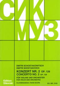 Shostakovitch,Dmitri: Concerto Op 129/2 Violin And Orchestra