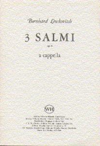 Bernhard Lewkovitch: Three Psalms Op.9