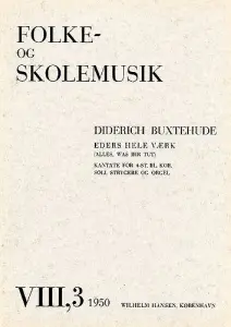 Dietrich Buxtehude: Alles, Was Ihr Tut (Score)