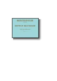 Dietrich Buxtehude: S&auml;mtliche orgelwerke Band 1