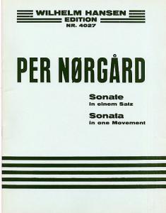 Per Nørgård: Sonata In One Movement For Piano Op.6