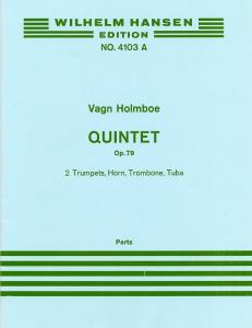 Vagn Holmboe: Brass Quintet Op.79 (Score)
