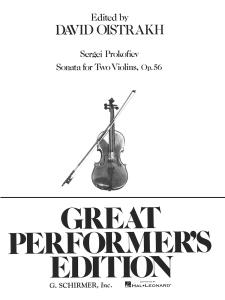 Sergei Prokofiev: Sonata For Two Violins Op.56