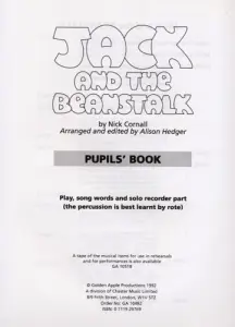 Nick Cornall: Jack And The Beanstalk (Cassette)