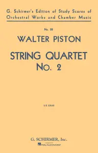Walter Piston: String Quartet No. 2 (Study Score)