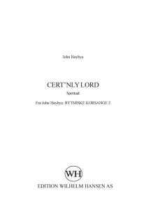 John Høybye: Cert'nly Lord