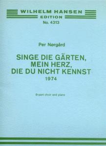 Per Nørgård: Singe Die Garten Mein Hertz (Vocal Score)