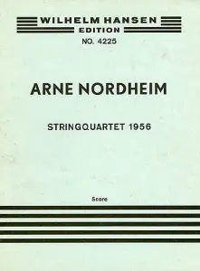 Arne Nordheim: String Quartet (Score)