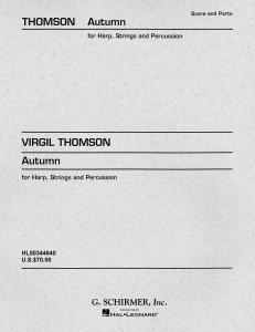 Virgil Thomson: Autumn