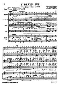 Thomas Snow White Dove Satb