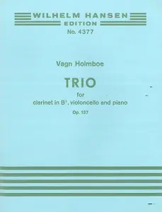 Holmboe Trio Op.137 Clt/Vlc/Pf Pts