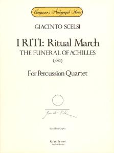 Giacinto Scelsi: I Riti - Ritual March (Percussion Quartet)