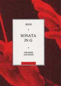Giovanni Boni: Sonata In G Major For Oboe and Piano (Arr. Rothwell)