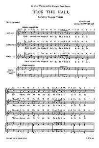 Cox, David Deck The Halls Ssa/Pf