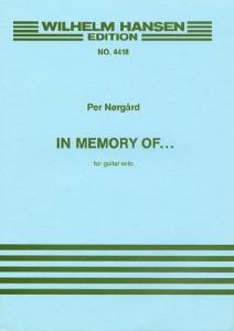 Per Nørgård: In Memory Of...