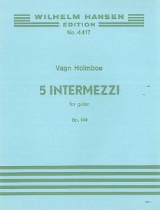Holmboe 5 Intermezzi Op.149 Guitar