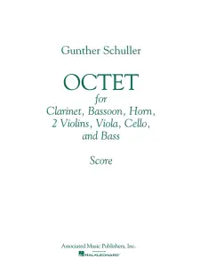 Gunther Schuller: Octet (Score)